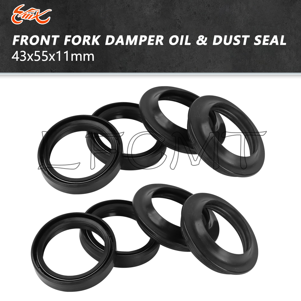 Fork Oil Seal - Uszczelniacz olejowy przedniego zawieszenia motocyklowego 43x55x11,