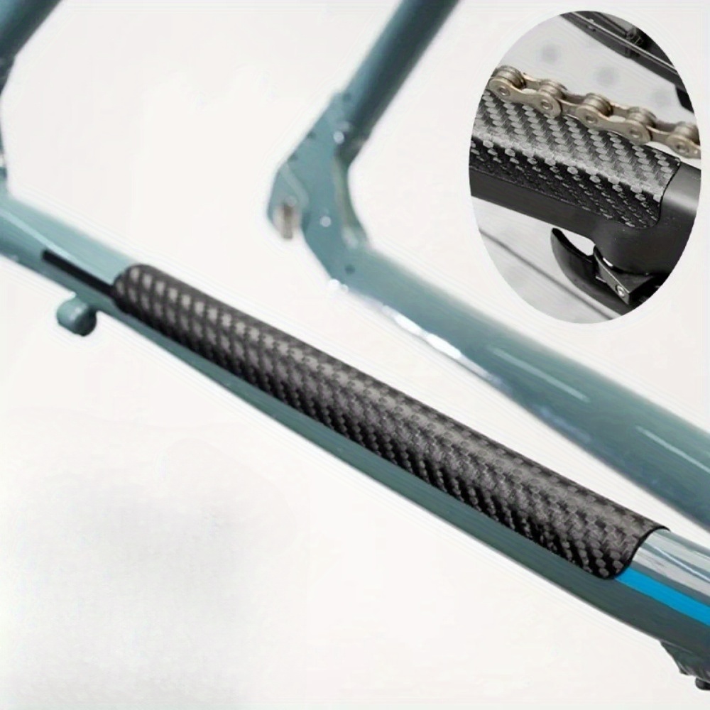 Chainstay Protector Wrap - Czarna osłona łańcucha rowerowego z włókna