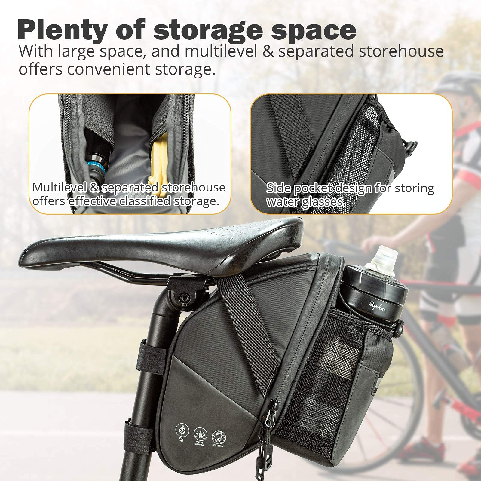 Torba rowerowa pod siodełko Wo – Mountain Biking Hydration Pack recenzja i cena