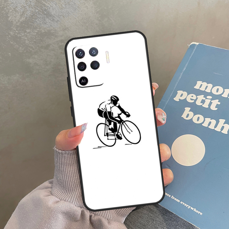Etui na rower górski do Oppo A – Mountain Biking Cartoon recenzja i cena