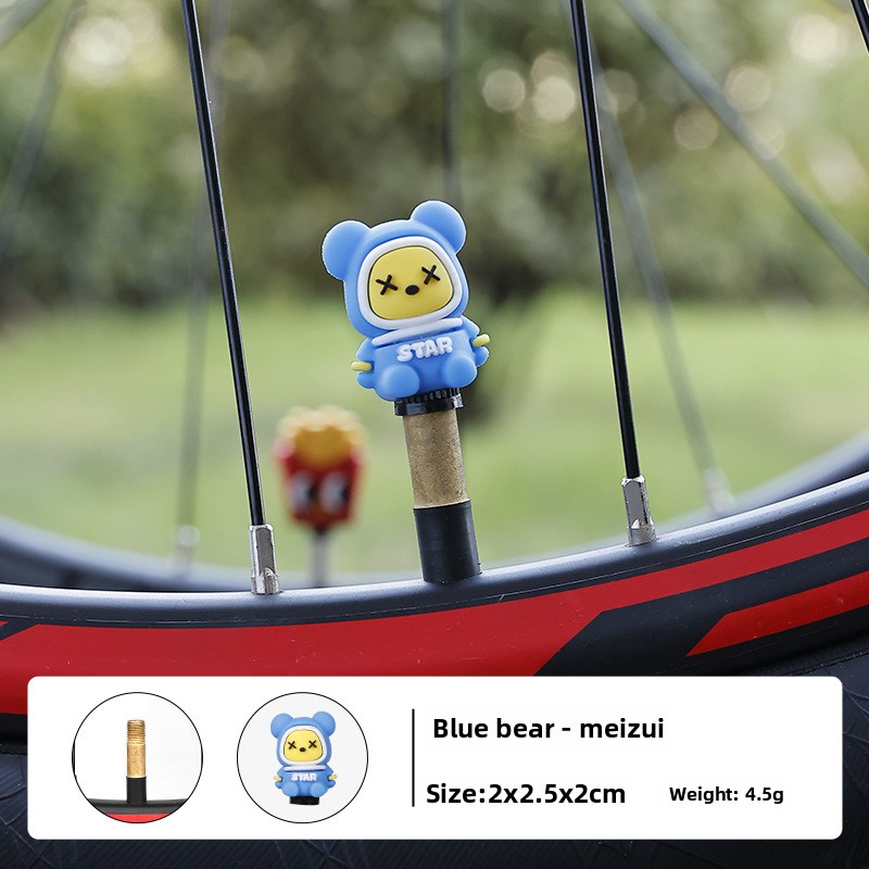 Kreatywne silikonowe nakładki  – Mountain Biking Cartoon recenzja i cena