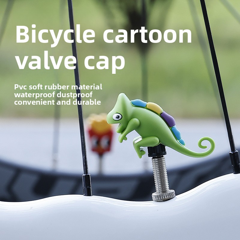 Kreatywne silikonowe nakładki  – Mountain Biking Cartoon recenzja i cena
