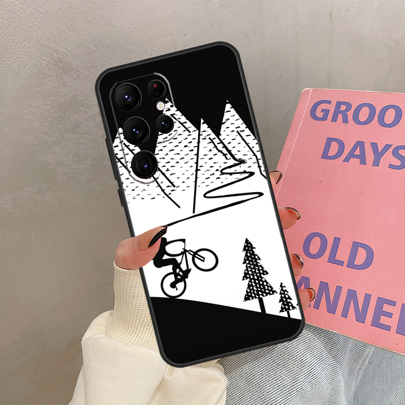 Etui na telefon Samsung Galaxy – Mountain Biking Cartoon recenzja i cena